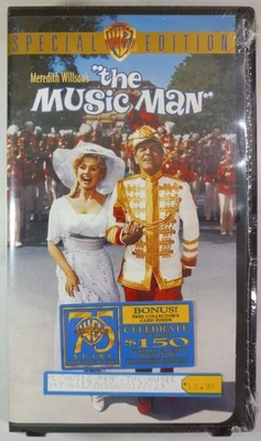 The Music Man (VHS, (1962), 1989, Clamshell) Warner Home Video NEW/SEALED - Image 1 of 4
