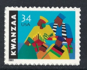 Scott 3548- Kwanzaa Celebration- MNH (S/A) 34c 2001- unused mint stamp - Picture 1 of 1
