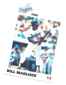 1986 Los Angeles Police L A Dodgers Bill Madlock 12 - Picture 1 of 8