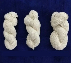 Sashiko Thread Stranded Cotton Handmade Plain Stitch Embroidery Decor Off-white - Picture 1 of 13