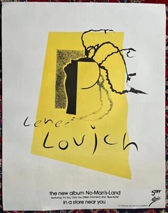 Lene Lovich ~ Original No-Man’s Land ~ Stiff/Epic Records Poster - Bild 1 von 1