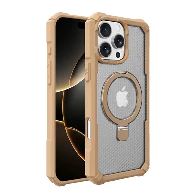 Funda Mag Safe para iPhone 17 16 Pro Max 15 14 13 12 11 Soporte Anillo Antigolpes Foto 1 de 4