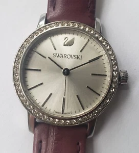 Swarovski Crystal 28mm Stainless Steel Watch Crystals Bezel 5295323 Works! - Picture 1 of 4