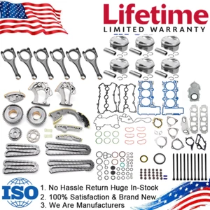Engine Rebuild Timing Chain Kit For Audi A4 A5 S4 A6 Q5 Q7 Volkswagen 3.0L TFSI - Picture 1 of 30
