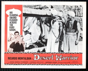 Desert Warrior 11"x14" Lobby Card #6 Ricardo Montalban Carmen Sevilla