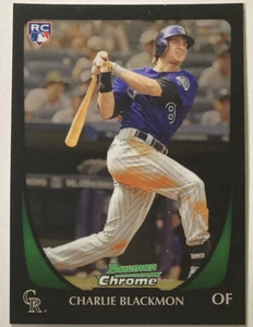 Charlie Blackmon 2011 Bowman Chrome Rookie Card #7 (3594) - Bild 1 von 2