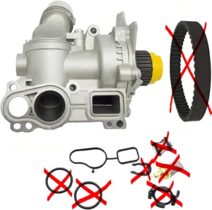 Aluminum Water Pump With Belt Compatible with for Audi A3 A4 TT For VW Tiguan Je - Picture 1 of 1