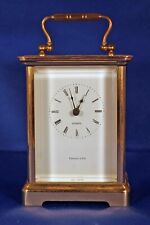 VINTAGE TIFFANY & CO CARRIAGE STYLE DESK CLOCK - MADE IN GERMANY - RUNNING