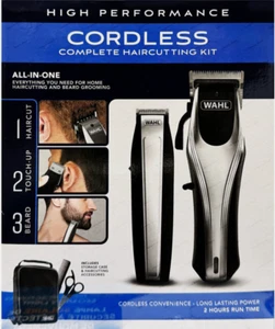 Wahl Deluxe Cordless Hair Clipper Trimmer Kit - Complete Grooming Set Free Del - Picture 1 of 4