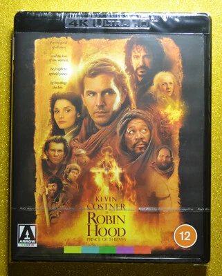 New & Sealed Robin Hood Prince of Thieves 4K Arrow Video - Image 1 of 4
