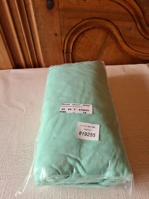 Drap Housse Tête Et Pieds Relevables Vert 2 X 90 X 200 - 180 × 200 Cm - Jersey  - Photo 1/4