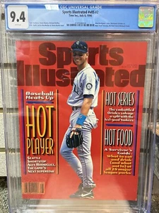 Alex Rodriguez Sports Illustrated CGC 9.4 Newsstand 7/8/1996 Seattle Mariners - Picture 1 of 7