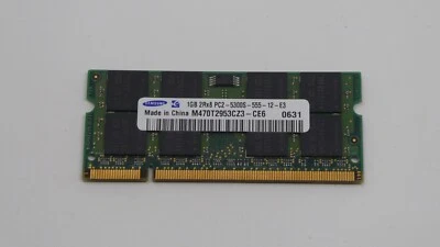 Samsung 1GB 667MHz DDR2 PC2-5300S M470T2953CZ3-CE6 - Image 1 of 2