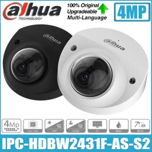 Dahua IPC-HDBW2431F-AS-S2 4MP IR Fixed-focal Built-in Mic Dome Network IP Camera - Picture 1 of 9