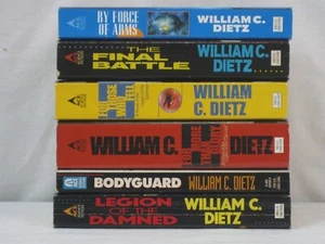 William C Dietz 6 PB book lot For More Than Glory, Final Battle, Bodyguard G/VG - Imagen 1 de 5