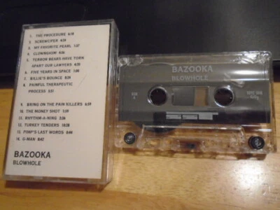RARE PROMO Bazooka CASSETTE TAPE Blowhole SST punk rock jazz MOJACK Fatso Jetson - Image 1 of 2