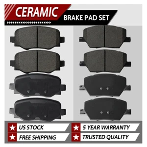 Front Rear Ceramic Brake Pads For Jeep Renegade Fiat 500X - Foto 1 di 5