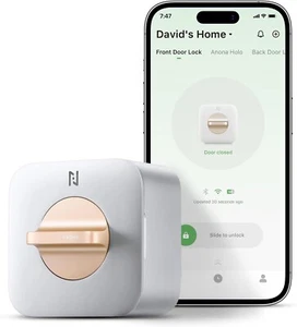 Anona Holo Wi-Fi Smart Lock, Keyless Entry Door Lock with App Remote Control, & - Picture 1 of 9