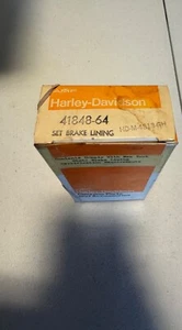 Harley NOS Sportster XLH XLCH 41848-64 Front Brake Shoe Lining Pad Kit 1964-72 - Bild 1 von 3