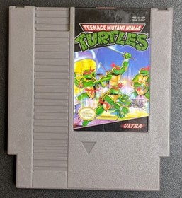 Teenage Mutant Ninja Turtles (Nintendo Entertainment System, 1989) NES autentico