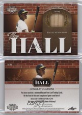 2022 Leaf Lumber The Hall Relics /35 Rickey Henderson #TH-45 HOF