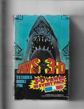 1983 Topps Jaws 3-D Wax Box BBCE Certified - New & Sealed 36 packs