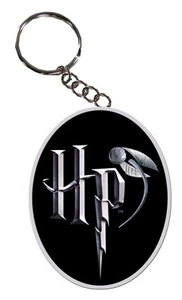 LLAVERO DE METAL HARRY POTTER Serie de Novelas de Fantasía Serie LOGOTIPO SOPLÓN con ANILLO Nuevo - Imagen 1 de 1
