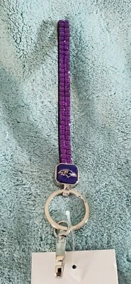 Baltimore Ravens Bling Keystrap Keychain NFL New - Image 1 of 2