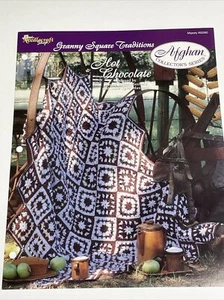 Hot Chocolate Afghan Granny Square Crochet Pattern Needlecraft Shop - Picture 1 of 5