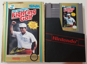 Lee Trevino's Fighting Golf w/ Box & Sleeve (NES, 1989) CLEANED & TESTED