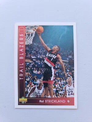 Rod Strickland 1993-94 Upper Deck NBA Basketball Trading Card #73 - Imagem 1 de 3