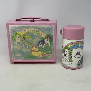 Vintage 1990 Aladdin My Little Pony Lunchbox with Thermos Retro Hasbro - Picture 1 of 16