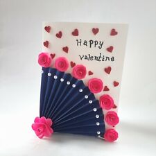 VALENTINE Greeting Cards Paper Handmade Your Lover Wishes For Valentine's Gift