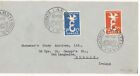 Niederlande 1958 Auslandsbrief FDC Europamarken > Irland ex Shanahan SH3000194