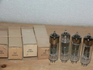 4 NIB Sylvania 6X4WA/EZ90 Tubes (USA) JAN 1950s - Picture 1 of 3