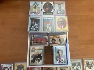 1956-79 TOPPS FOOTBALL LOT (102 CARDS) AMECHE+26 STARS (EX TO VG/EX $39.99 SB - Picture 1 of 6