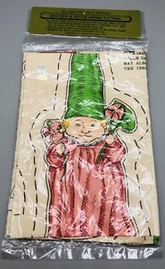 Vintage Brother and Sister DYI Gnome Sew and Stuff still sealed Fabric Panel - Picture 1 of 3