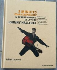 JOHNNY HALLYDAY LIVRE 50 GRANDS MOMENTS DE LA VIE DE JH COURRIER DU LIVRE