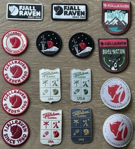 FJALLRAVEN LOGO EMBROIDERED PATCHES Lot Of 16, Hiking Camping Backpacking - Picture 1 of 1