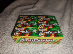 Fruit Stripe Chewing Gum 12 Packs 1 Box Sealed Discontinued Collectible Rare - Picture 1 of 7