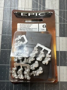 Epic 40K Space Marine Bikes and Attack Bikes NIB Metal, OOP Warhammer Armageddon - Bild 1 von 2