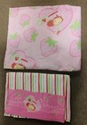 Vintage 2003 Strawberry Shortcake Twin Bed Sheets Fitted & Regular