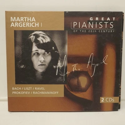 Martha Argerich Great Pianists of the 20th Century 2 CDs Classical Foto 1 de 2