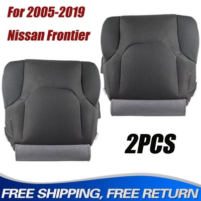 2005 2006 2007 For Nissan Frontier Driver&Passenger Bottom Cloth Seat Cover Gray Foto 1 de 4