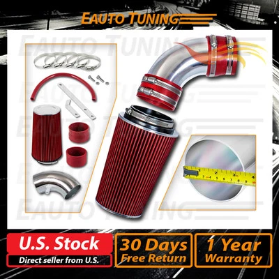 Kit de admisión de aire Ram corta + filtro ROJO para Hyundai Genesis Coupé 10-12 3,8 L V6 Foto 1 de 4