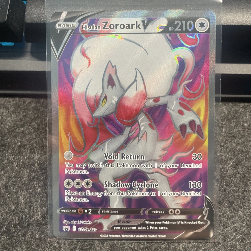 Hisuian Zoroark V SWSH297 SWSH: Sword & Shield Promo Cards Holo - Image 1 of 2