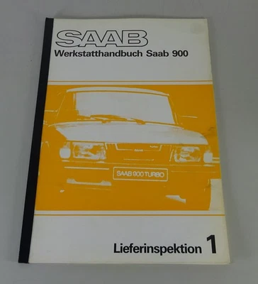 Manual de Taller Saab 900 Liefer- & Garantieinspektion Desde Año Modelo 1984 - Imagen 1 de 2