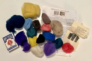 Needle Felting Needles & Fiber Natural Spinning Fiber (B30) - Picture 1 of 4