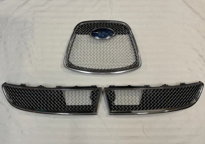 Rejilla de malla superior OEM 2006 2007 SUBARU TRIBECA B9 - Conjunto completo 3 piezas Foto 1 de 4