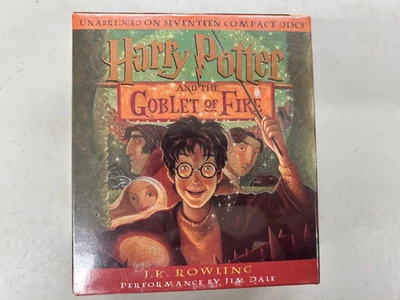 Harry Potter and the Goblet of Fire Audiobook CD Jim Dale 17 CDs New Sealed - Image 1 of 4